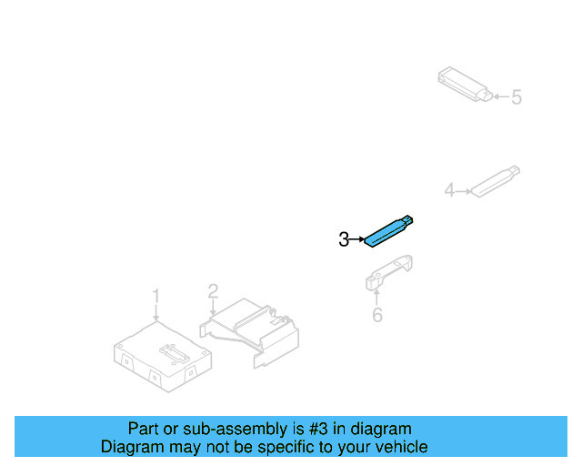 Keyless Entry Antenna 5K0-962-132-B - View 45