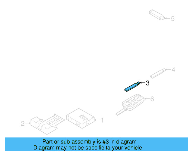 Keyless Entry Antenna 5K0-962-132-B - View 12