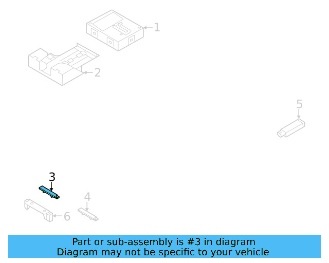 Keyless Entry Antenna 5K0-962-132-B - View 13