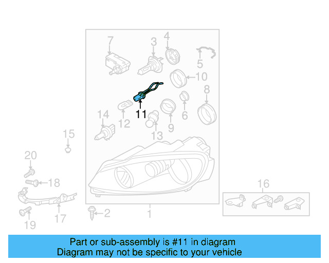 Socket 5K0-971-671-A - View 10