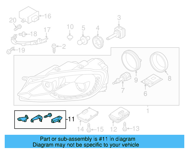 Repair Kit 5K0-998-225 - View 34