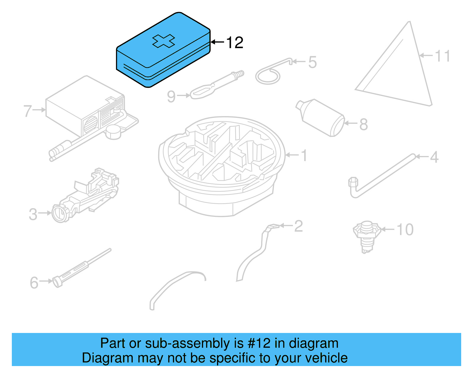 First Aid Box 5K0860282A - View 2