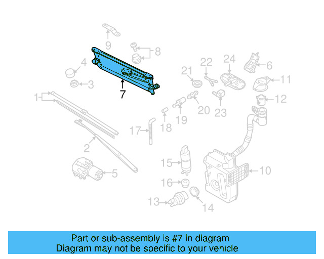 Wiper Transmission 5K1-955-601 - View 20