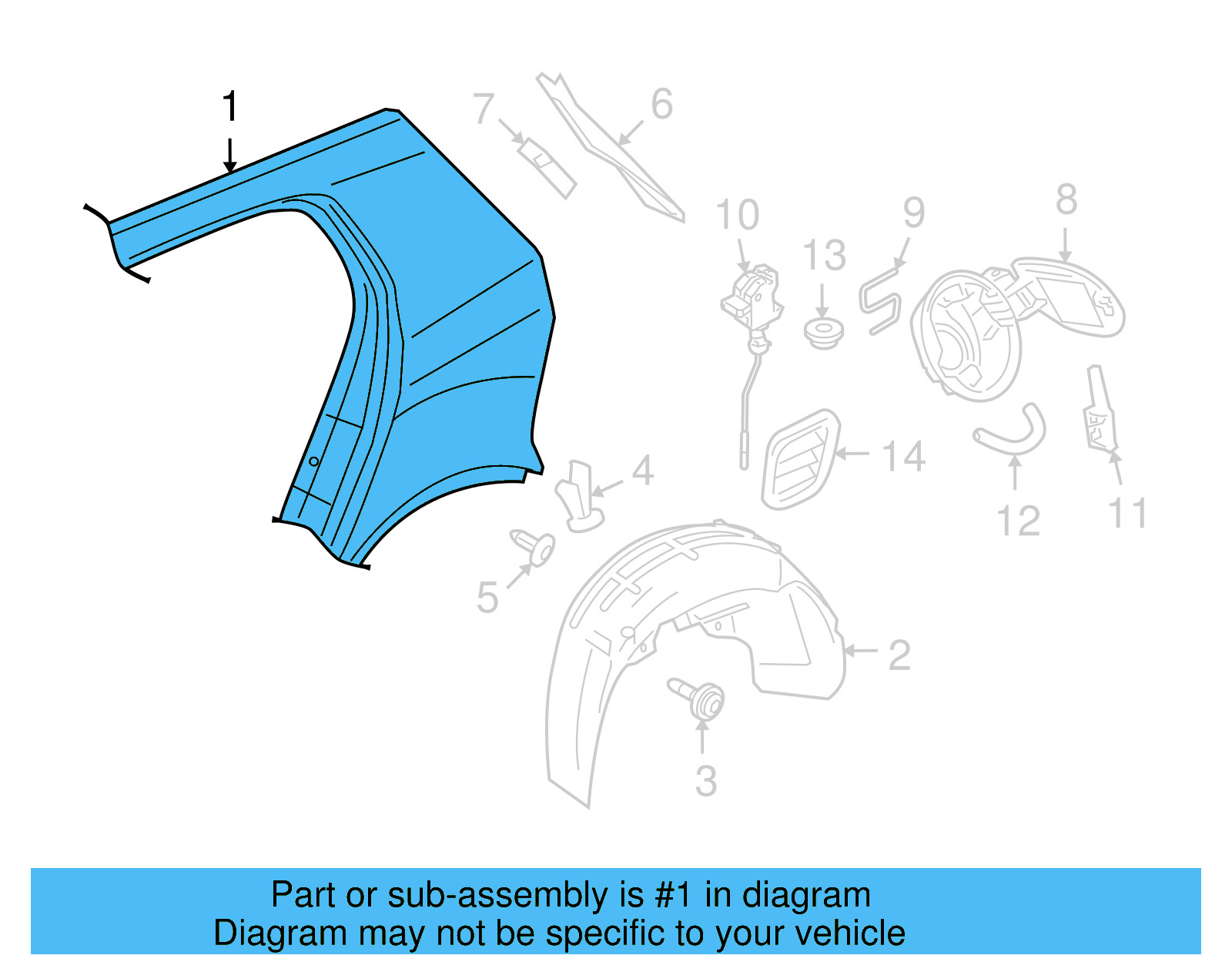 Quarter Panel 5K4-809-844 - View 9