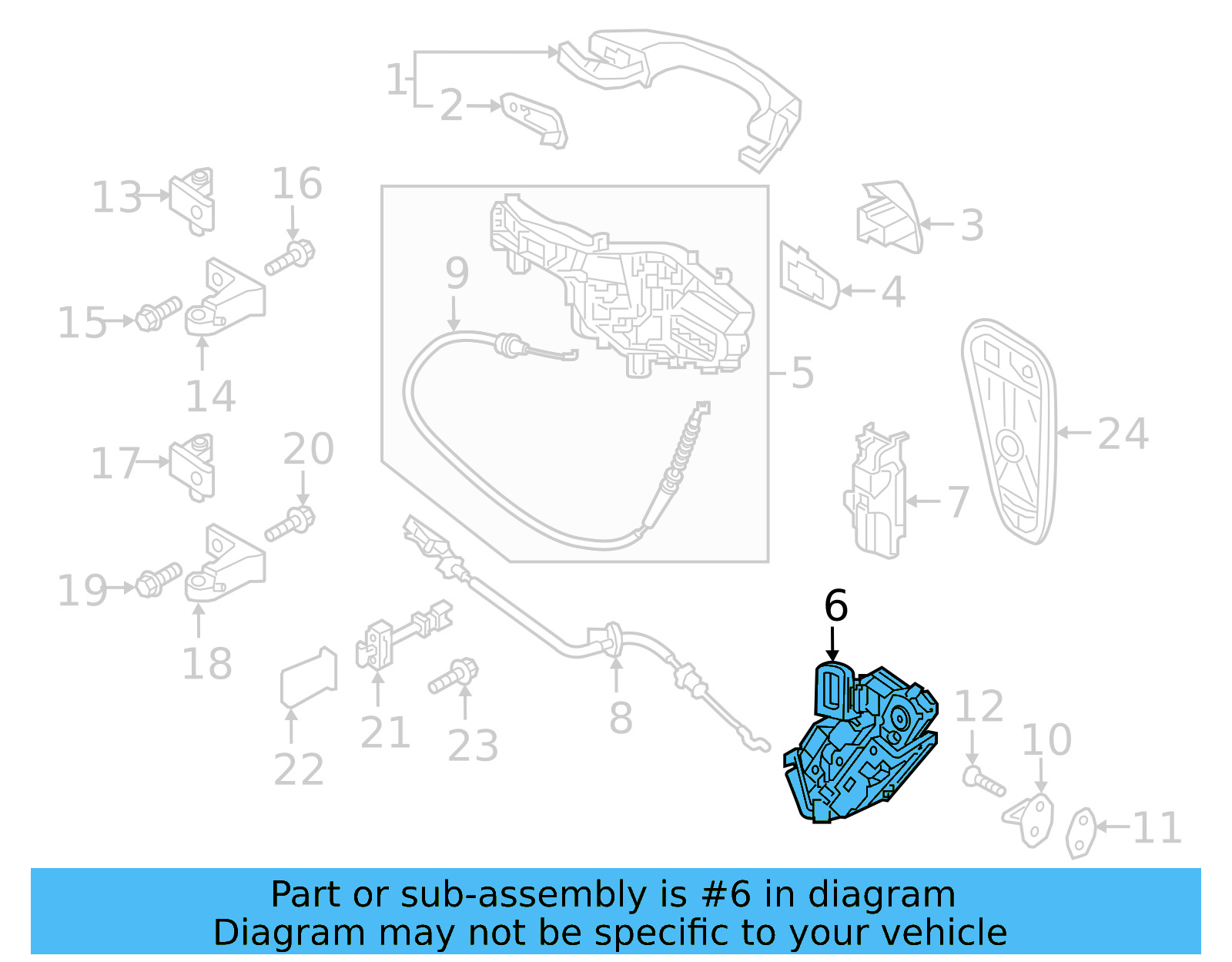 Door Lock Actuator Motor 5K4-839-015-AG - View 19