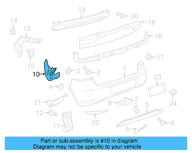 Fender Liner Retainer Nut N-908-338-01 - View 282