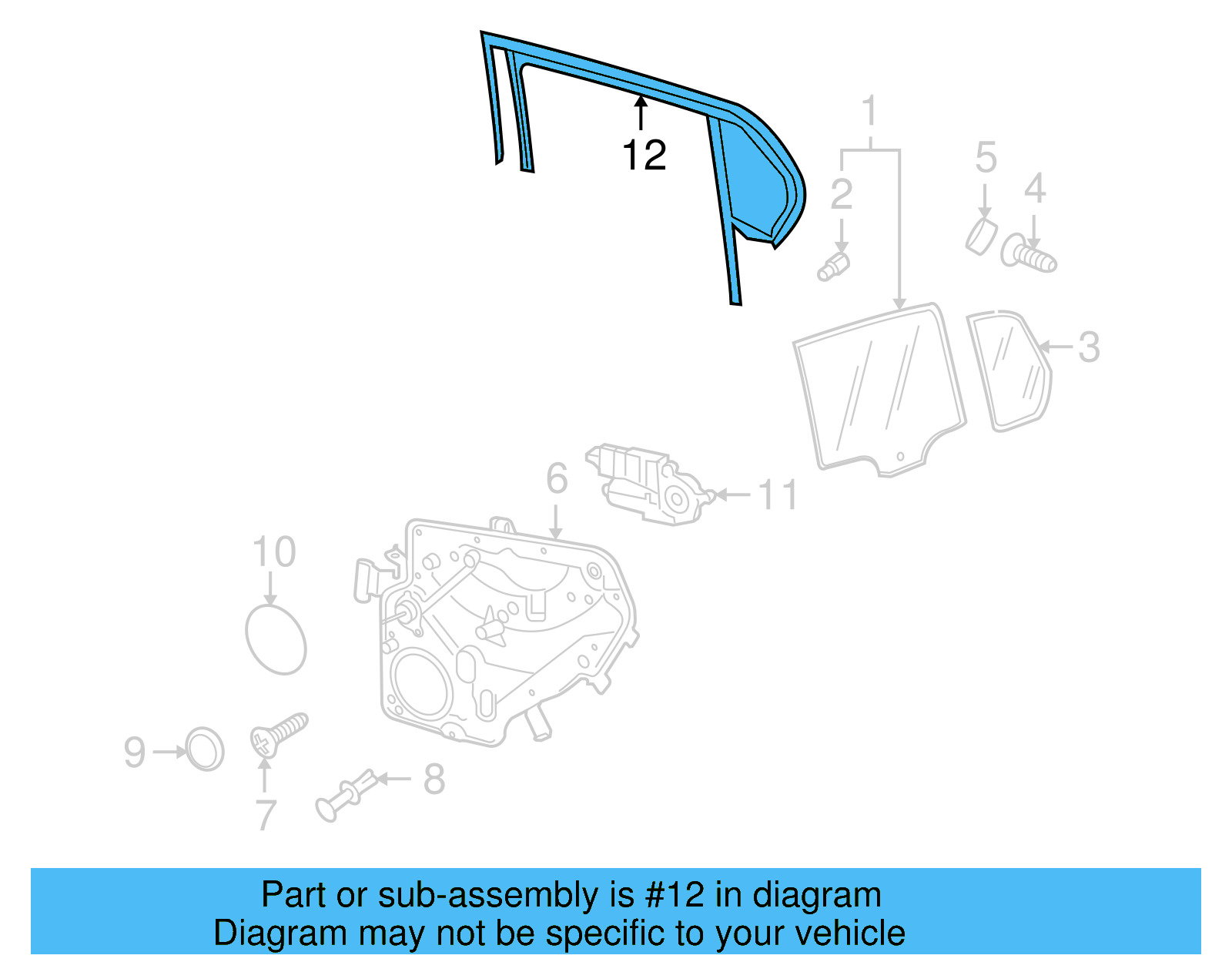 Window Channel 5K6-839-431-E-5AP