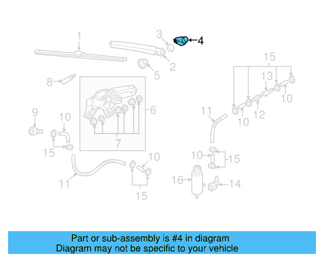 Wiper Arm Cap 5K6-955-435 - View 6