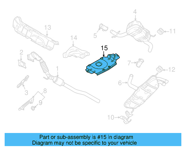 Exhaust Heat Shield 5K0-825-635 - View 29