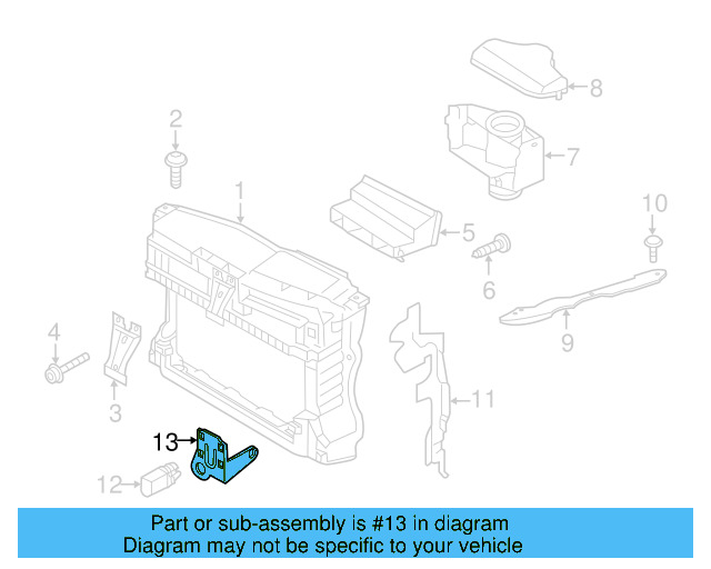Temp Sensor Bracket 5M0-820-536-A - View 22
