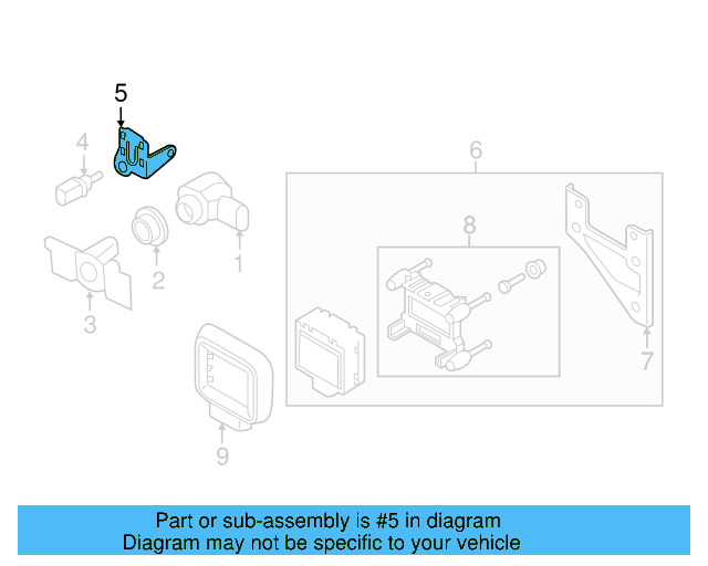 Temp Sensor Bracket 5M0-820-536-A - View 65