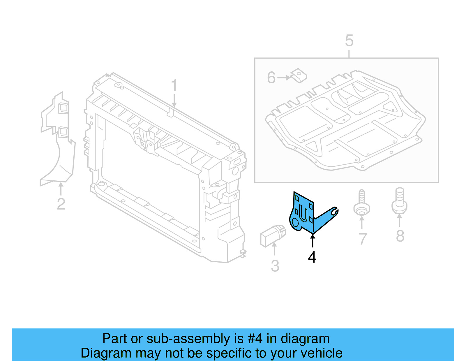 Temp Sensor Bracket 5M0-820-536-A - View 27