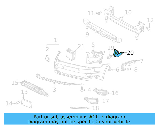 Temp Sensor Bracket 5M0-820-536-A - View 28