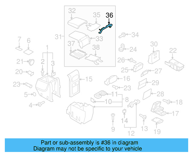 Rear Cover 5M0-863-280-9B9 - View 4