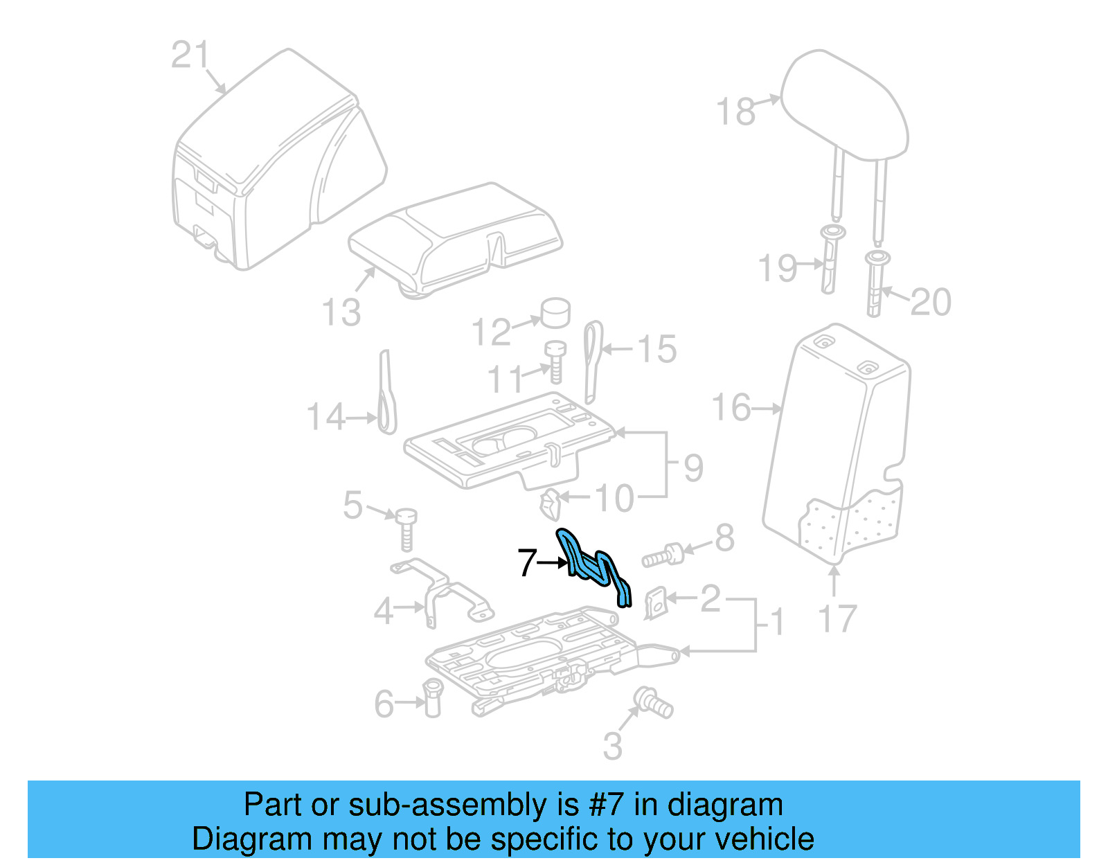 Rear Clamp 5M0-885-371 - View 4
