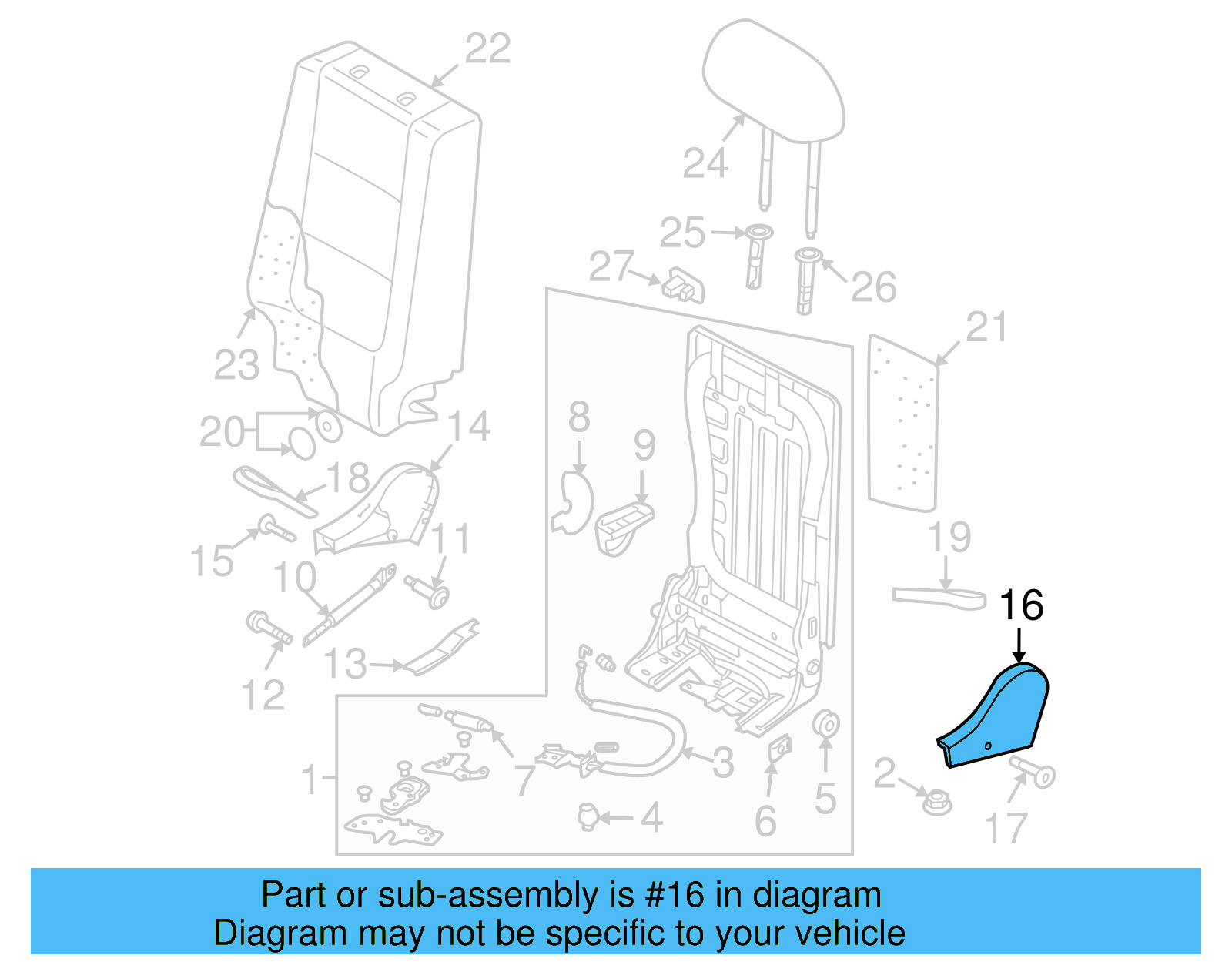 Inner Cap 5M0-885-933-A-82V - View 4