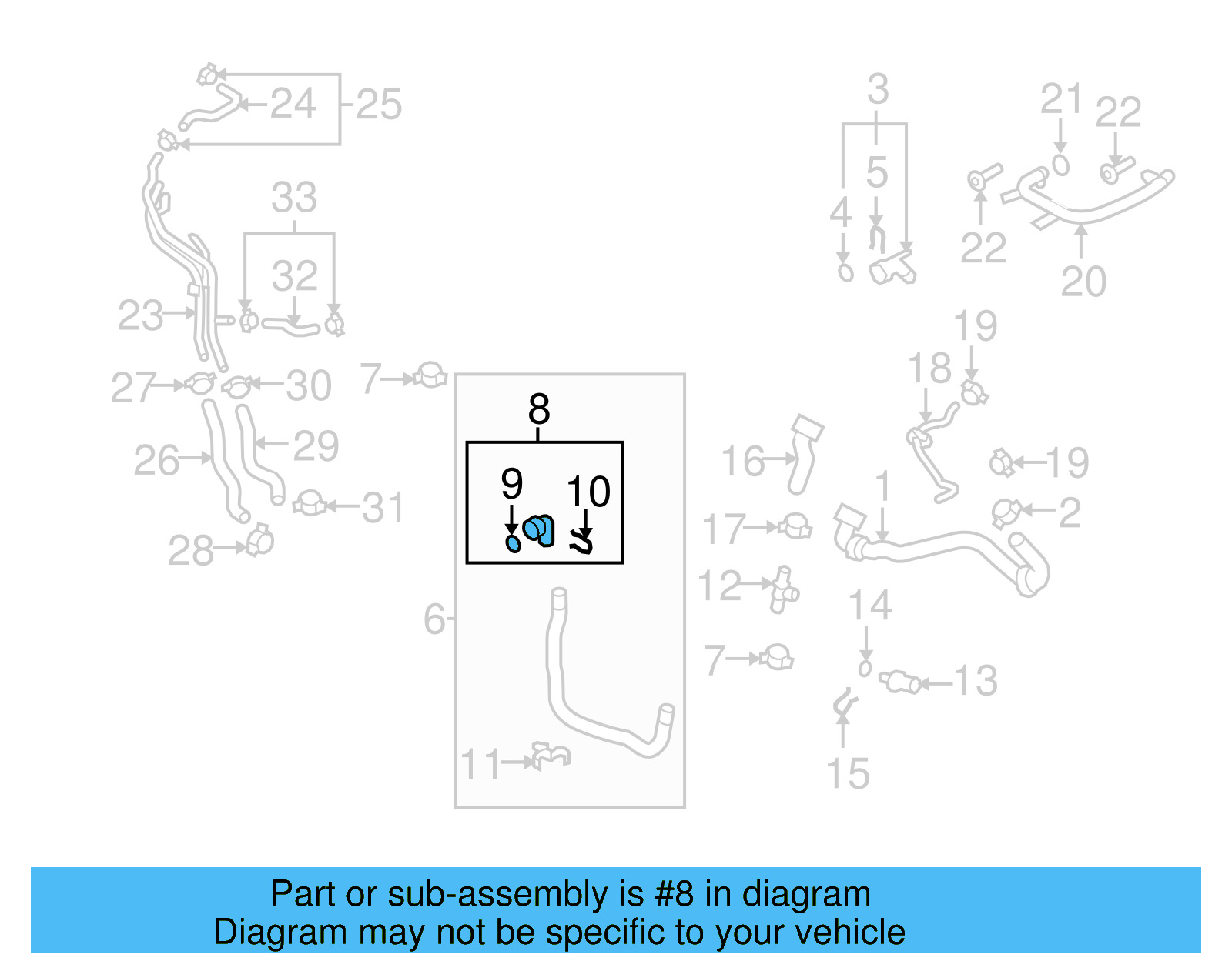 Lower Coupling 5N0-122-291-C - View 2
