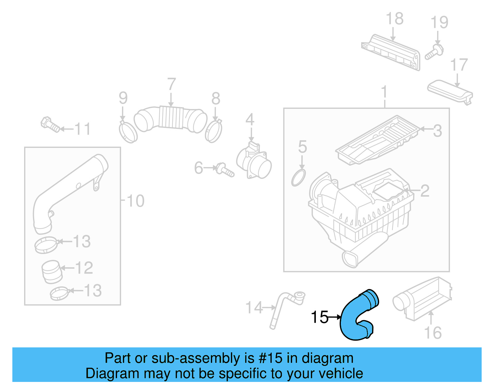 Duct 5N0-129-618-C - View 18