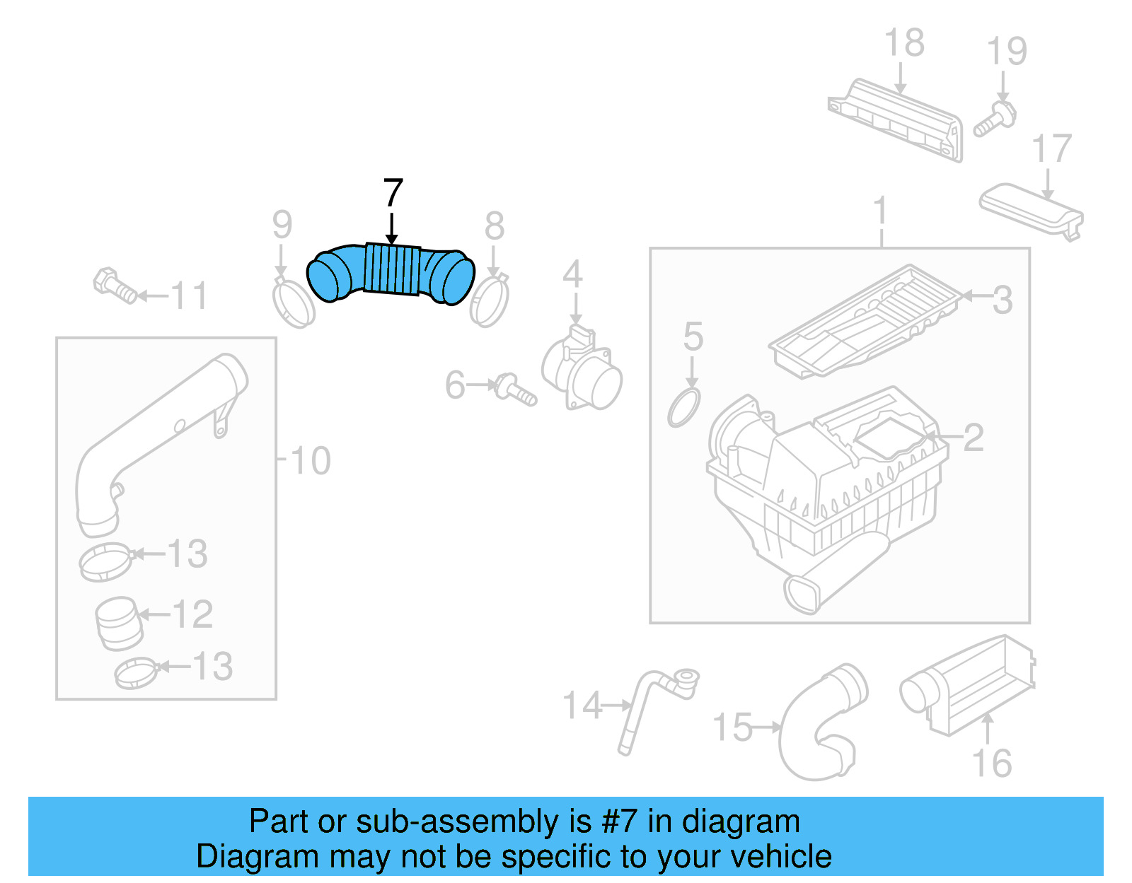 Connector Pipe 5N0-129-684-G - View 5