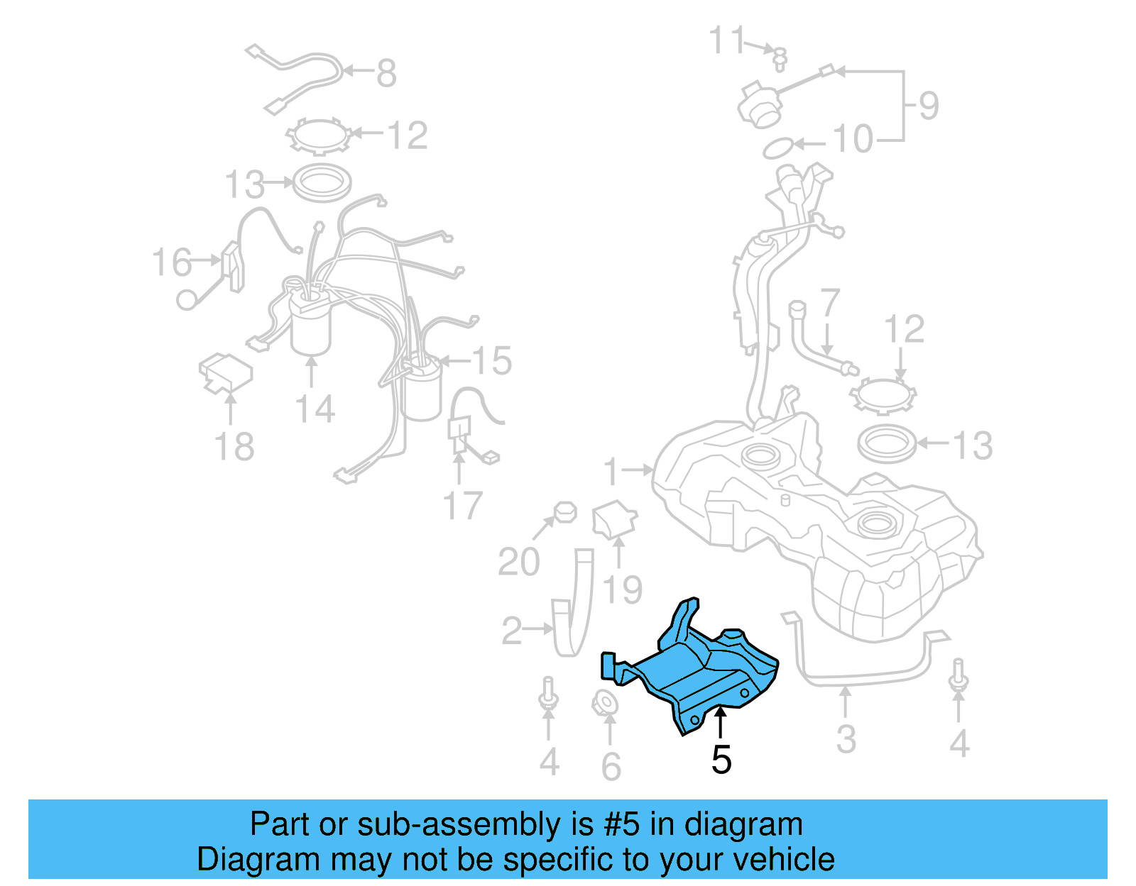 Heat Shield 5N0-201-307-F - View 4