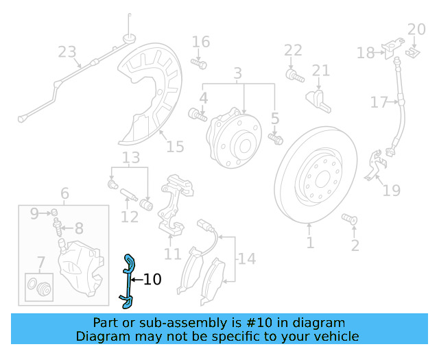 Retainer Spring 5N0-615-269 - View 6
