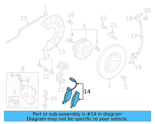 Brake Pads Front 5N0-698-151-C - View 10
