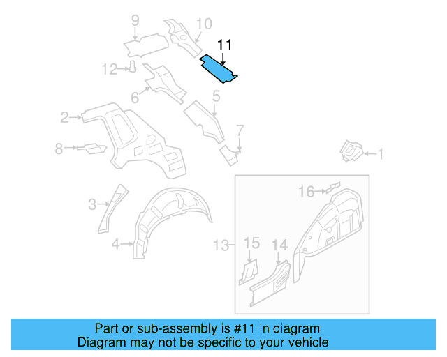 Lower Reinforced 5N0-809-307 - View 2