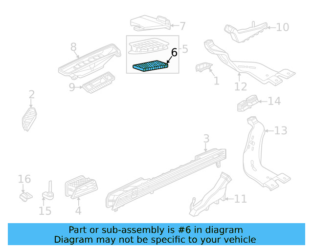 Filter 5N0-819-631 - View 3