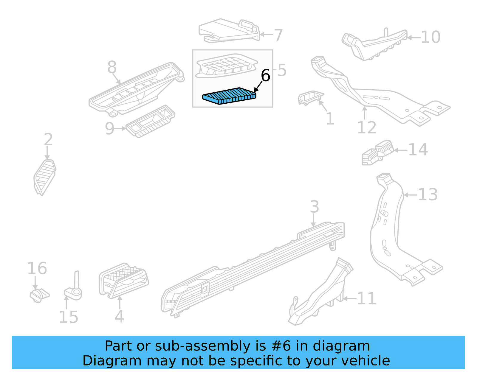 Filter 5N0-819-631 - View 4