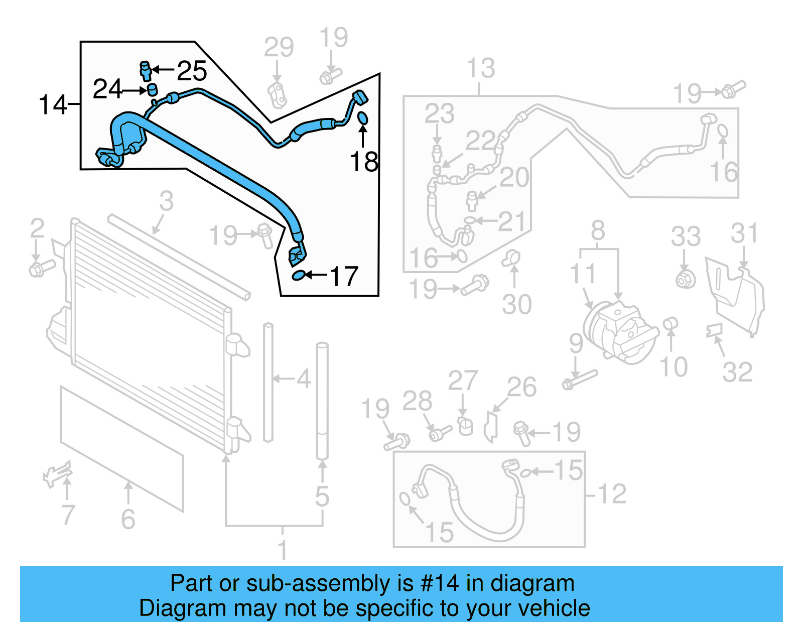 AC Hose 5N0-820-743-F - View 5