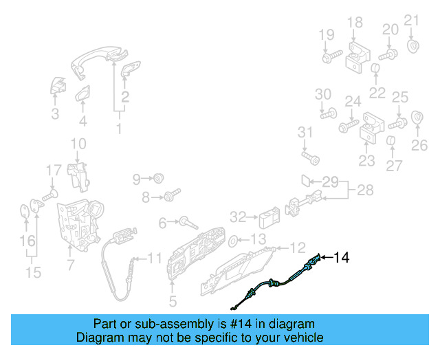 Cable 5N0-837-017-E - View 23
