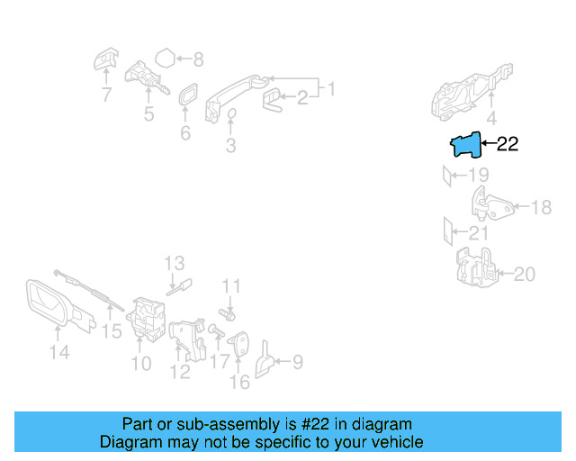 Door Check Cover 5N0-837-267 - View 13