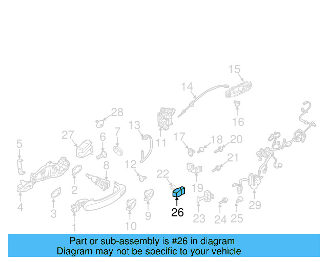 Door Check Cover 5N0-837-267 - View 14