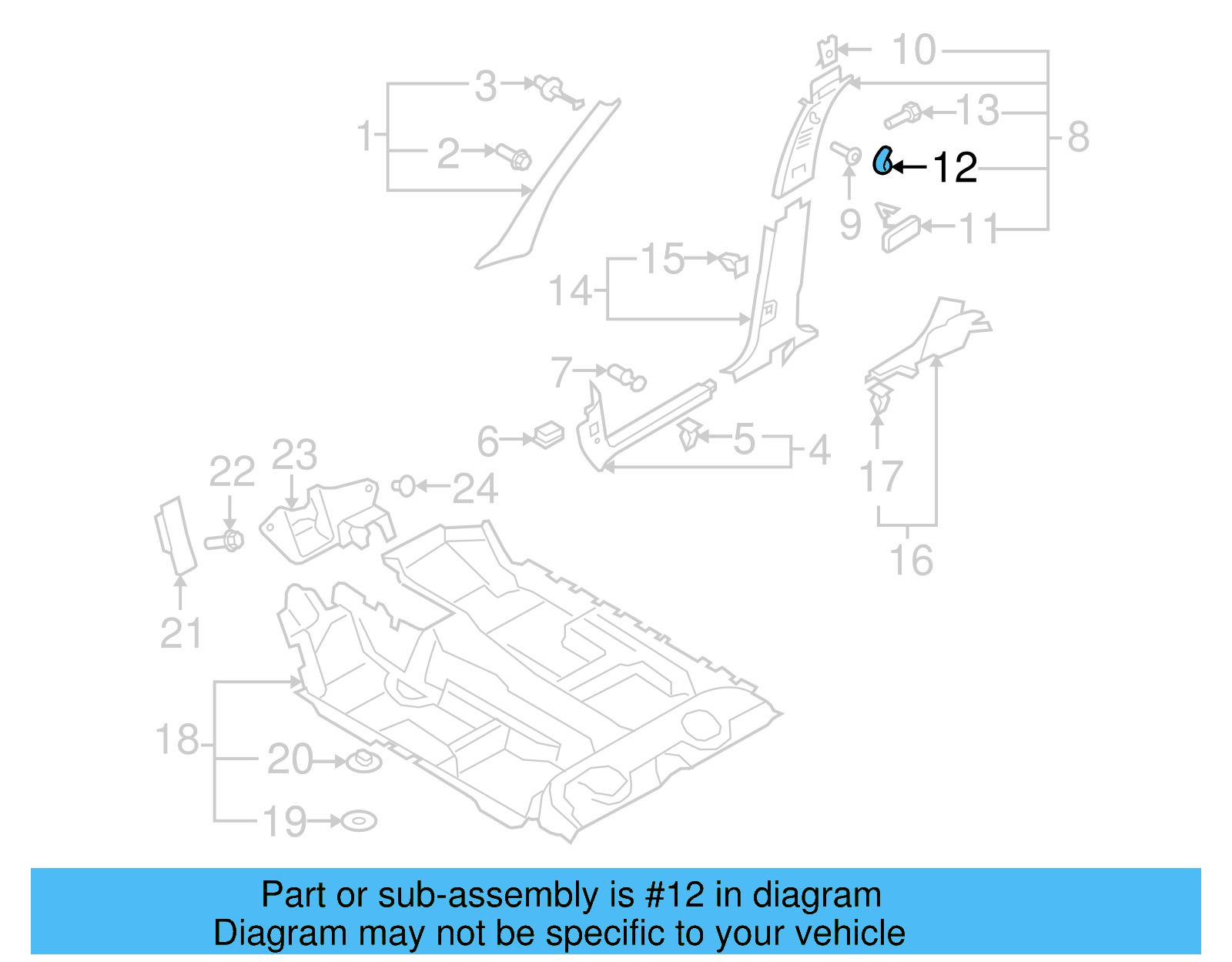 Coat Hook 5N0-857-635-A-Y20 - View 5