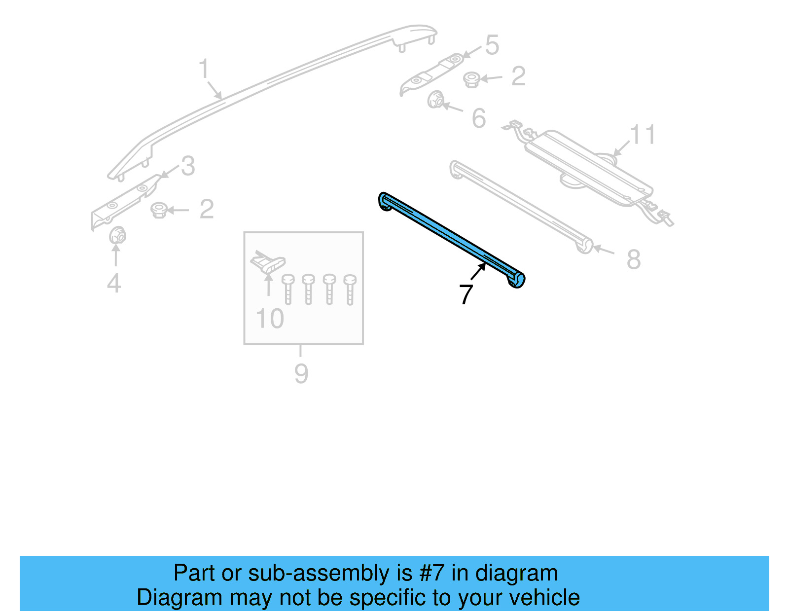 Carrier Bar 5N0-860-027 - View 3