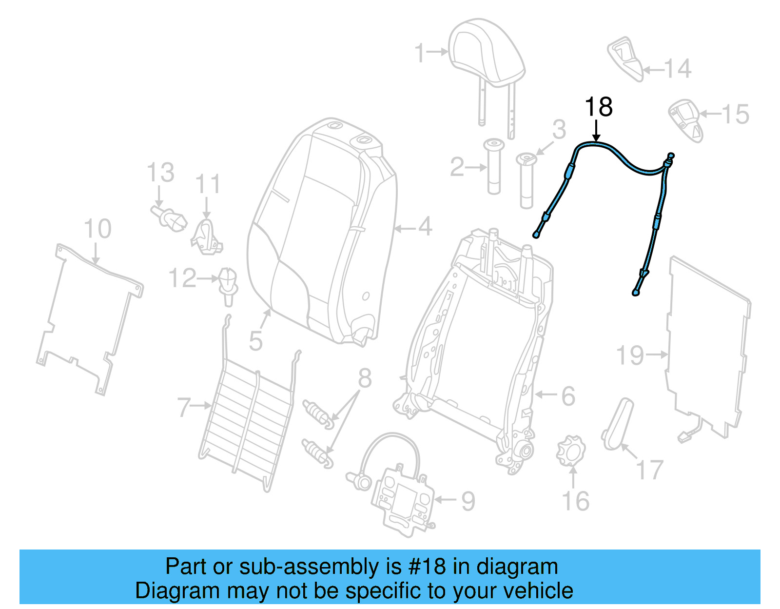 Release Cable 5N0-881-271 - View 17