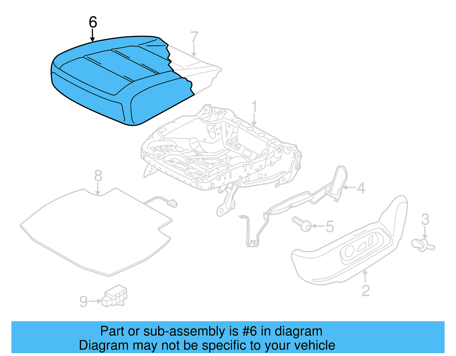 Cushion Cover 5N0-881-405-BT-YQZ - View 2