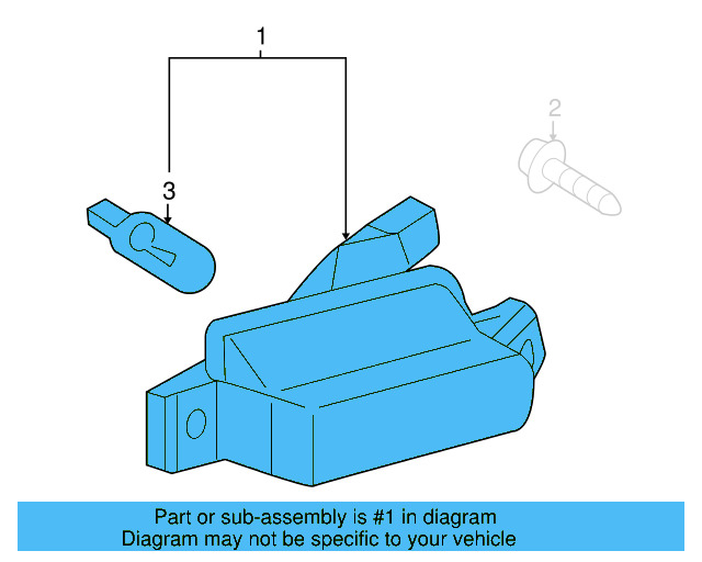 Backup Lamp Assembly 5N0-941-072-A - View 3