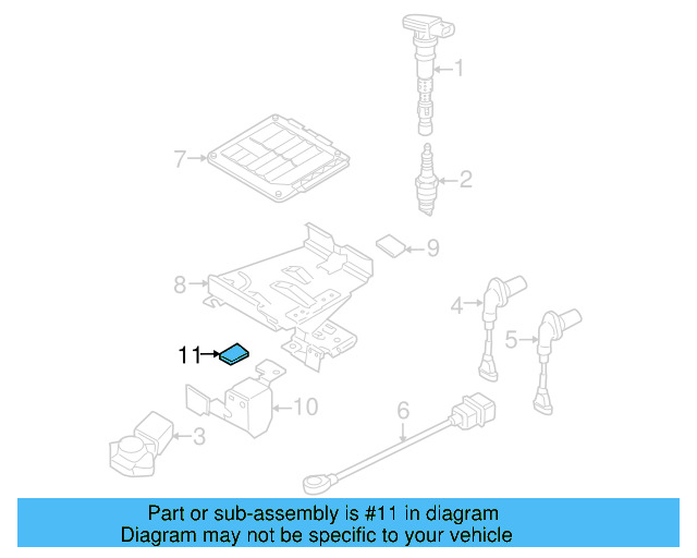 Mount Bracket Retainer 5N0-971-739 - View 21