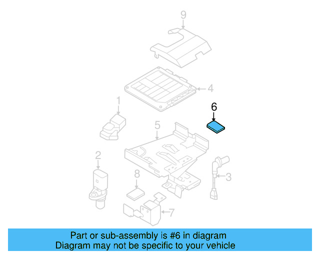 Mount Bracket Retainer 5N0-971-739 - View 49