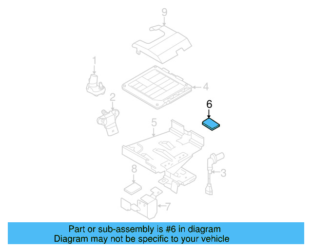 Mount Bracket Retainer 5N0-971-739 - View 45