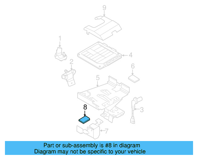 Mount Bracket Retainer 5N0-971-739 - View 44