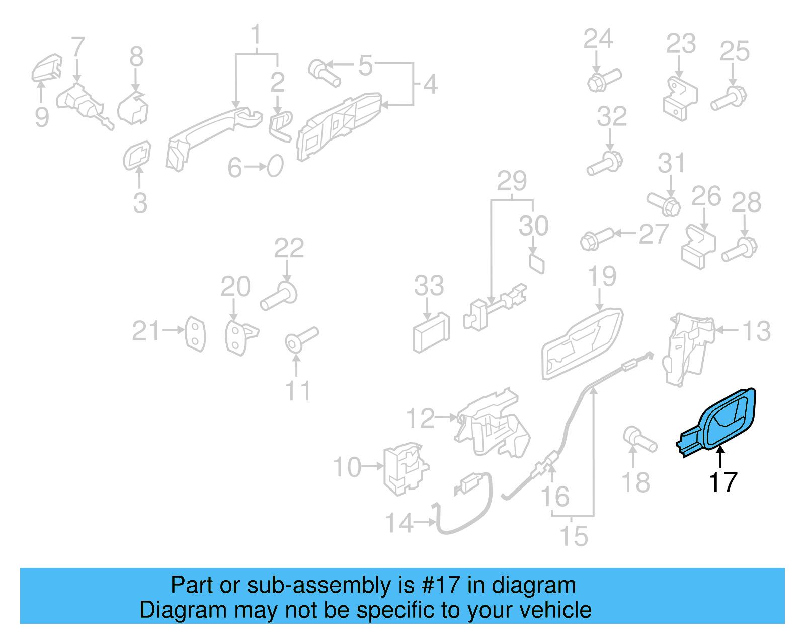 Handle, Inside 5N1-837-113-F-UAQ - View 4