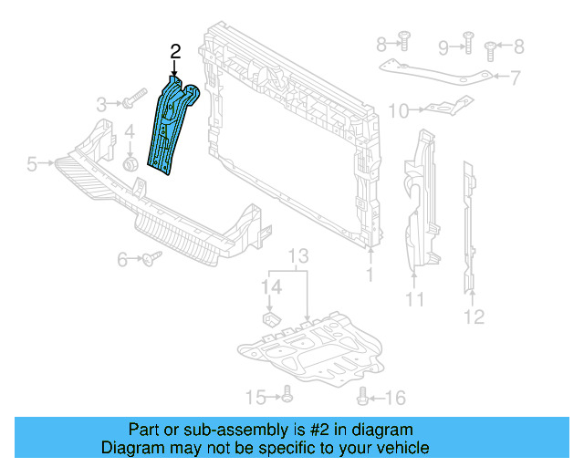 Center Support 5NA-805-567 - View 3