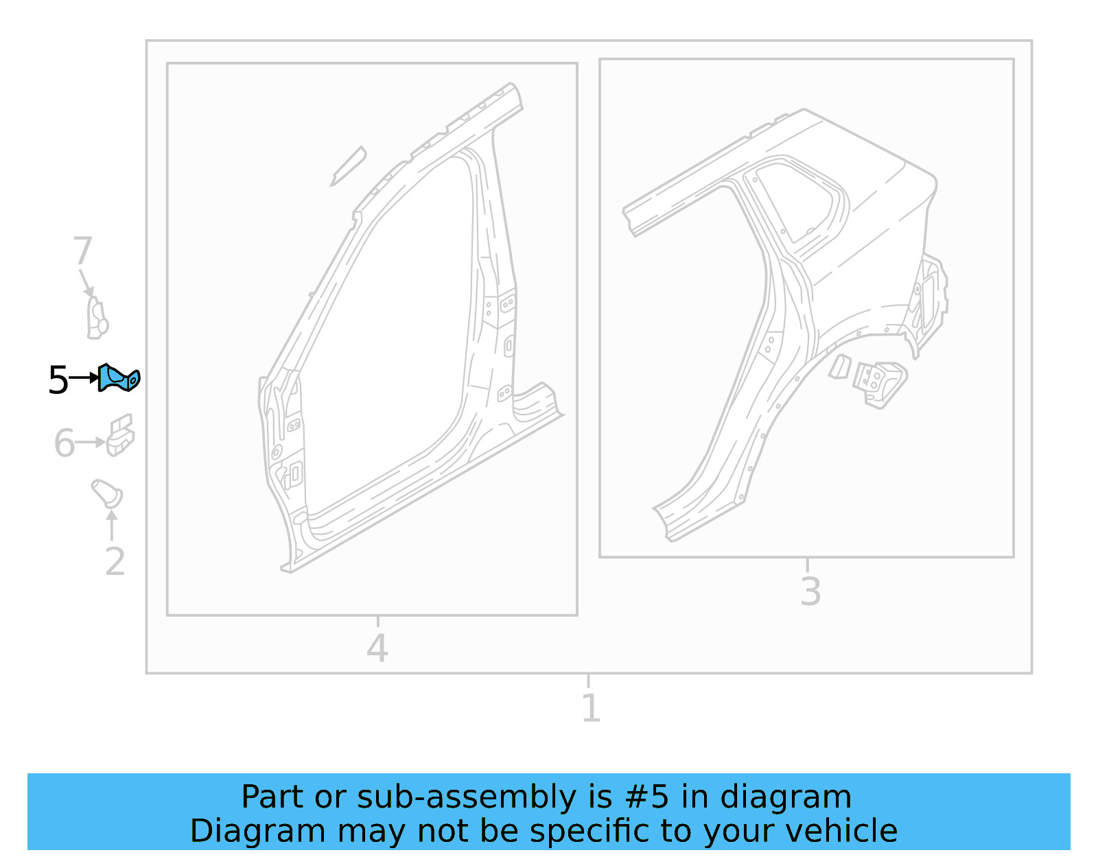 Hinge Plate 5NA-810-222 - View 4