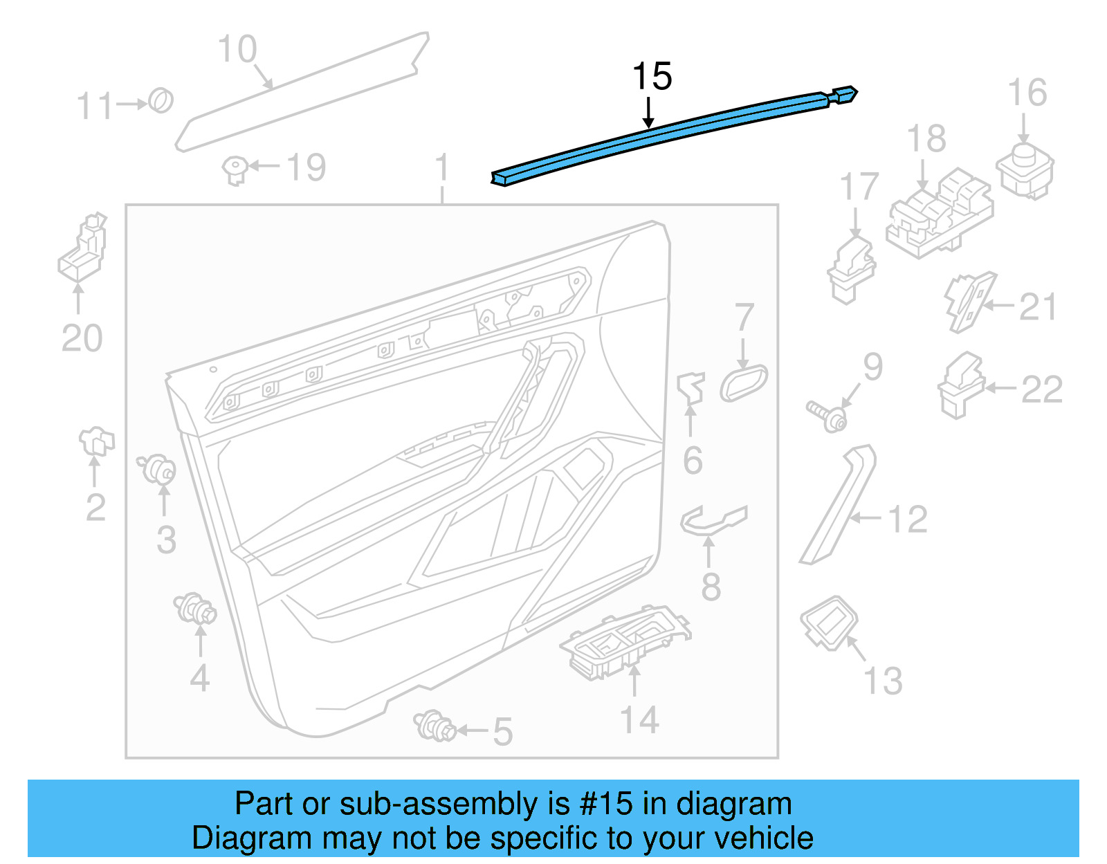 Belt Weather 5NA-837-479-5AP - View 2
