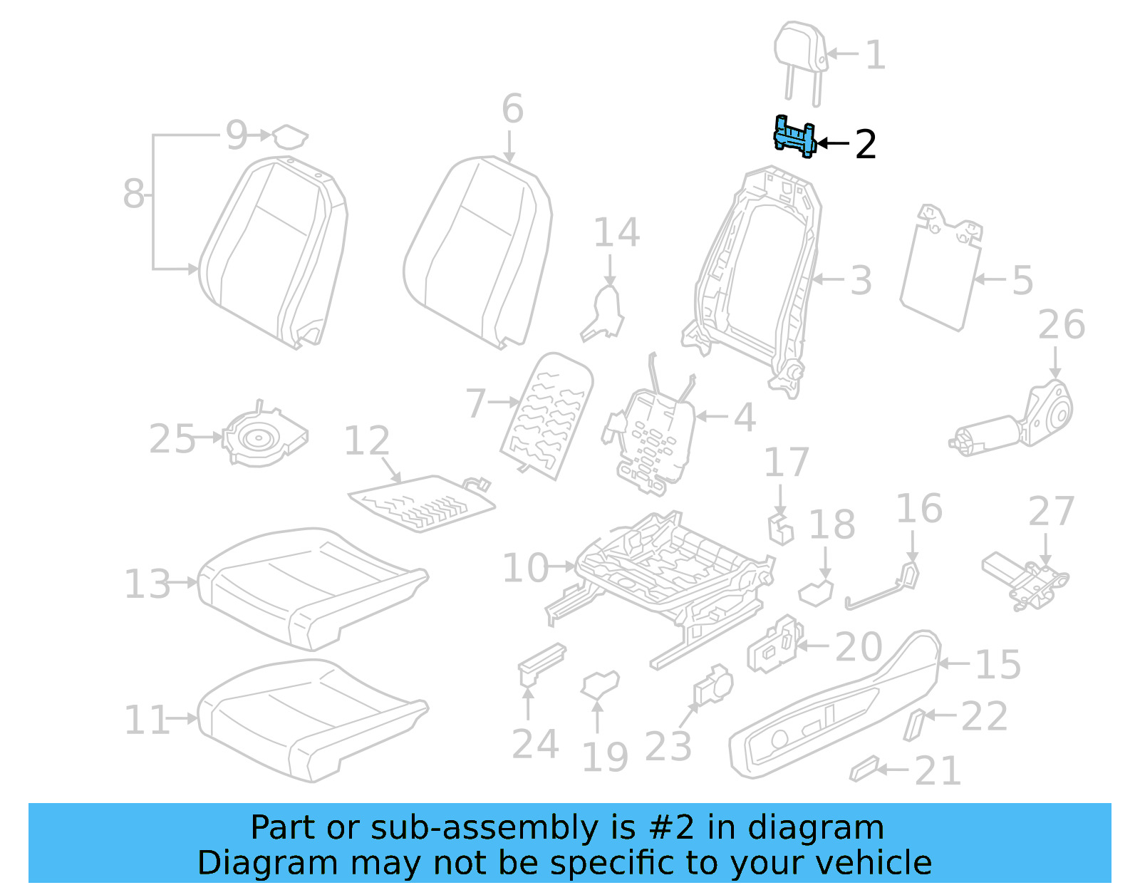 Headrest Guide 5NA-881-920-A - View 14
