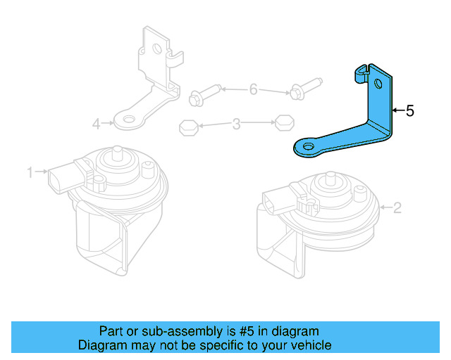 Bracket 5NA-951-182-B - View 5
