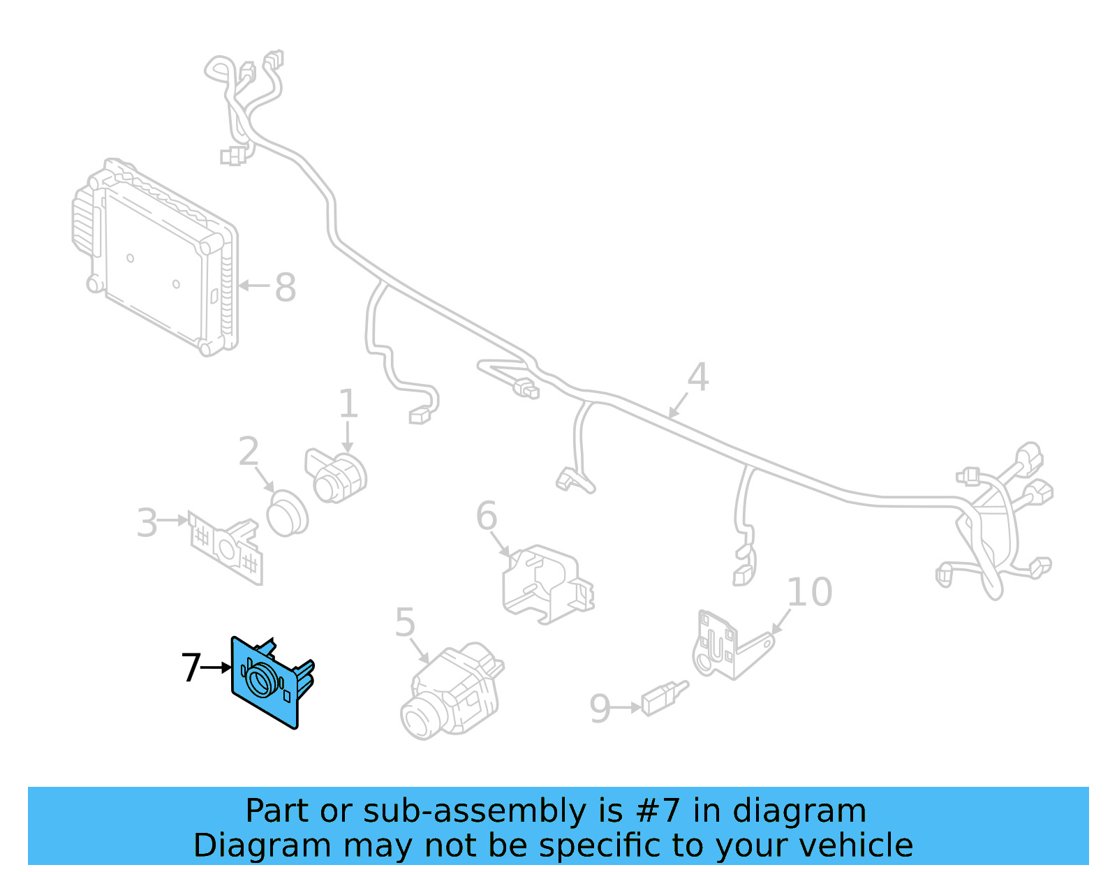 Front Camera Bracket 5NA-980-815-A - View 4