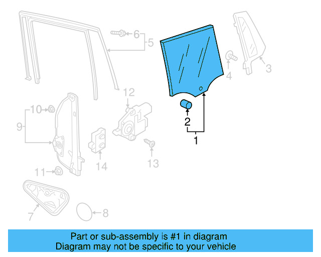 Movable Glass 5NL-845-025-E - View 2
